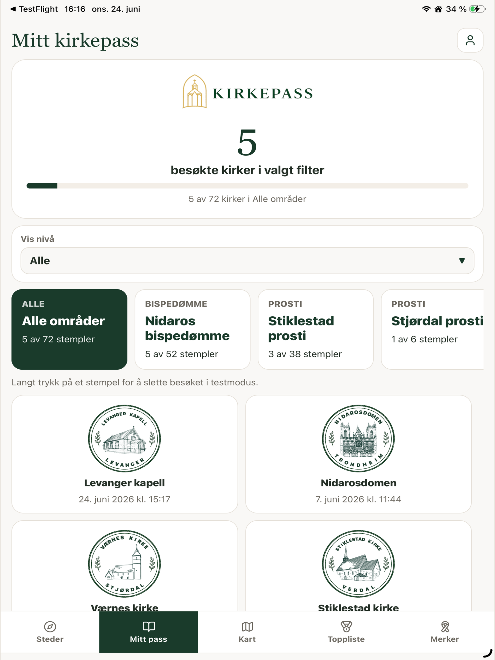 Kirkepass screenshot 12