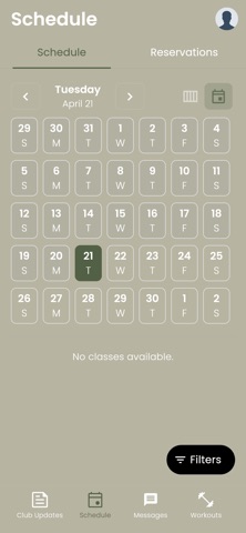 Cotswold Training Club iPhone screenshot