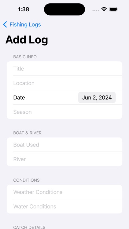 Fishing Log - Steven screenshot-3