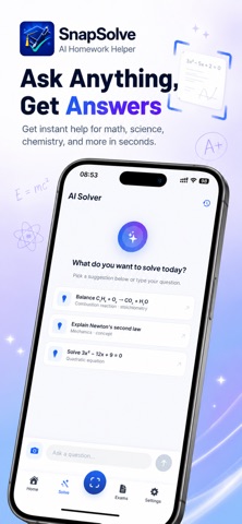 SnapSolve - Homework Helper iPhone screenshot
