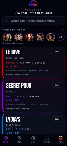 Buzzd - Nightlife Screenshot 1 of 5