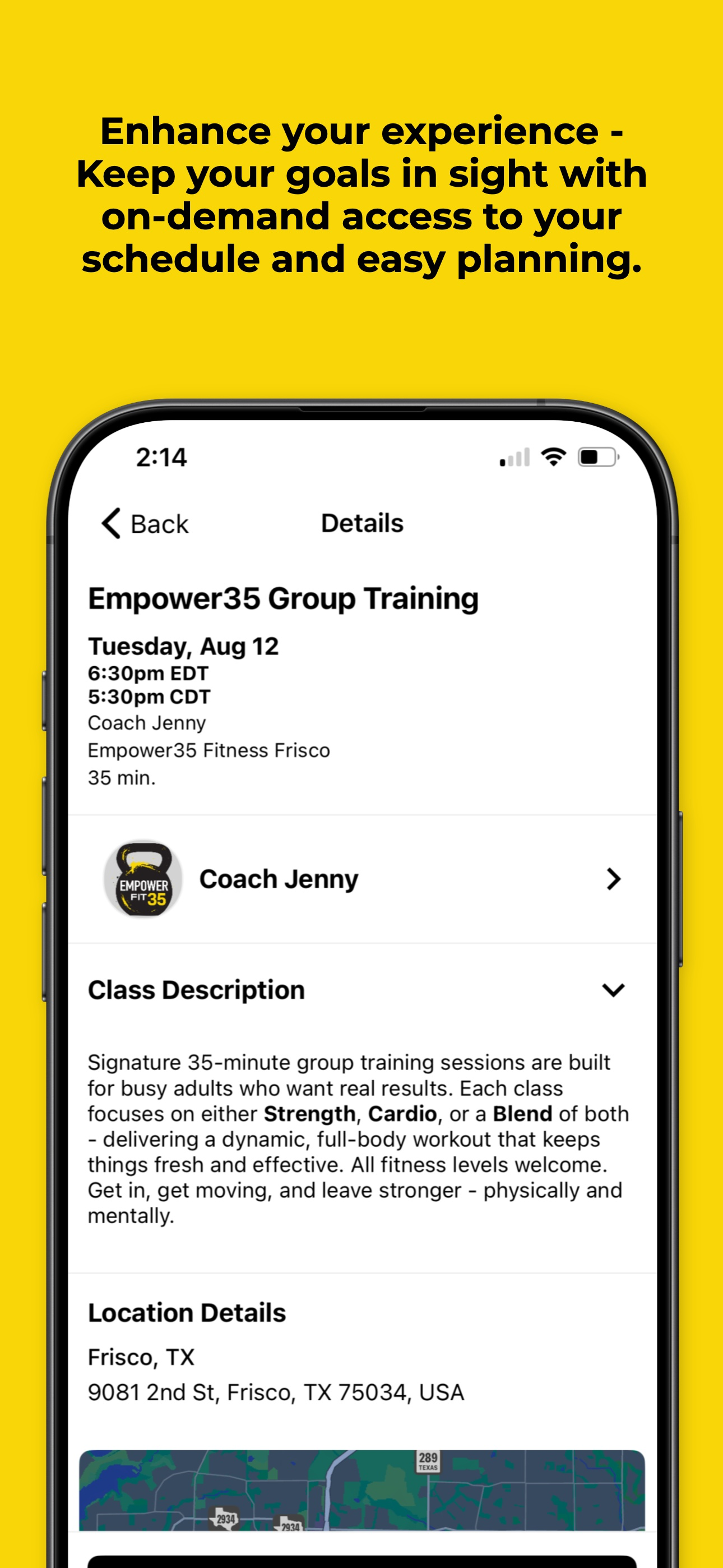 Empower35 Fitness screenshot 4