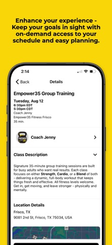 Empower35 Fitness screenshot