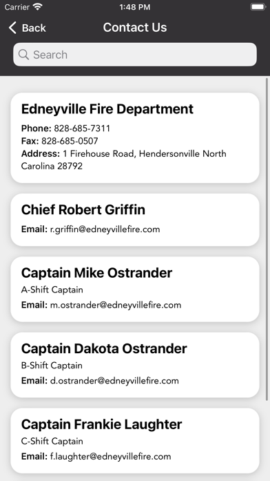 Edneyville Fire Department NC Screenshot