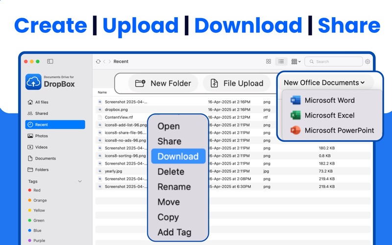 Drive For Dropbox Docs & Files screenshot
