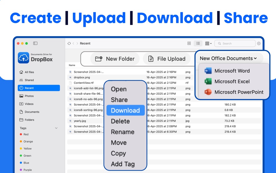 #2. Drive For DropBox Docs & Files (macOS) di: Sana Asif