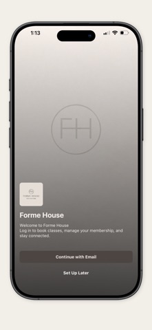 Forme House iPhone screenshot