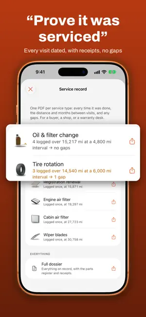 SteerLog: Car Maintenance Log screenshot 1