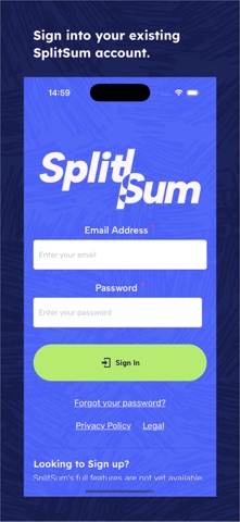 SplitSum screenshot