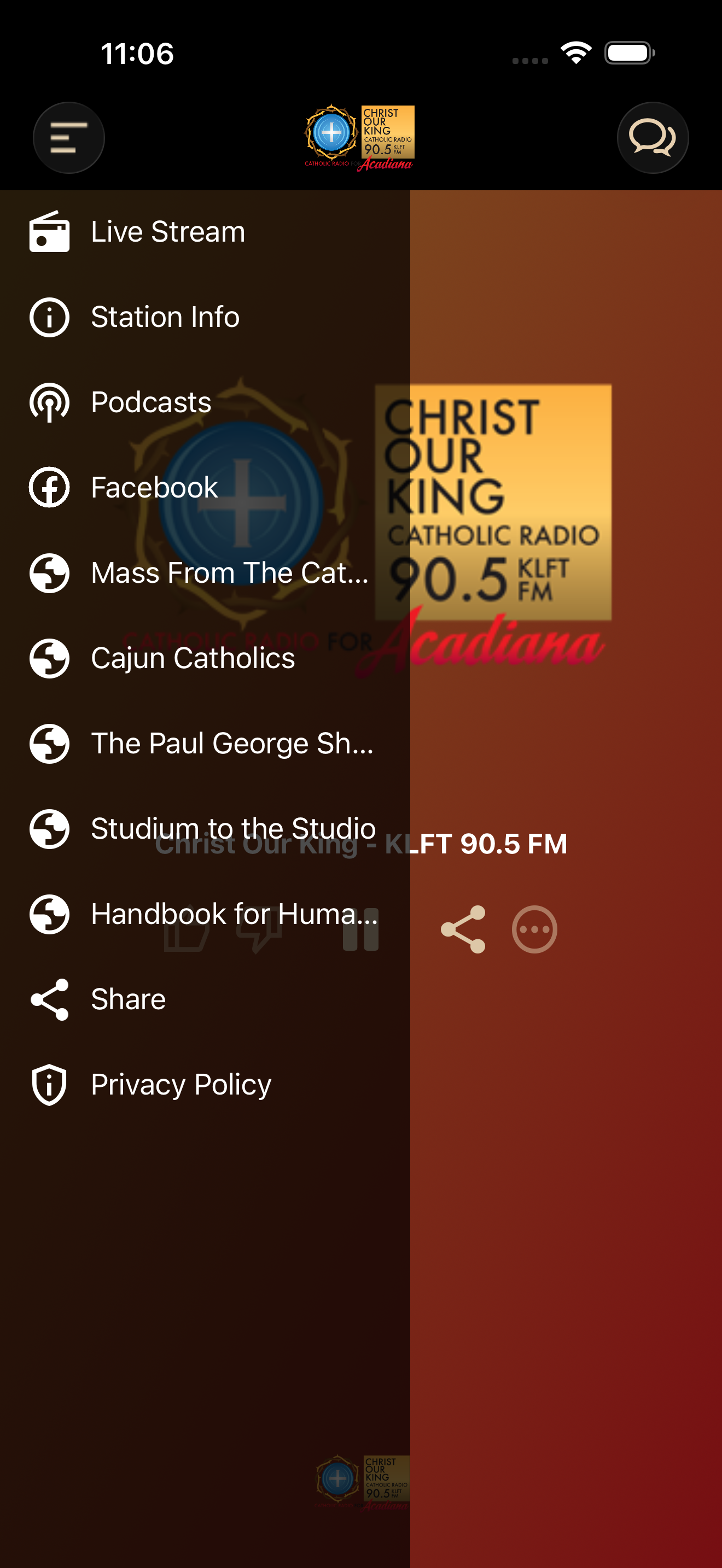 KLFT 90.5 CATHOLIC RADIO screenshot 3
