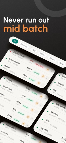 Craftory: Craft Business Tool iPhone screenshot