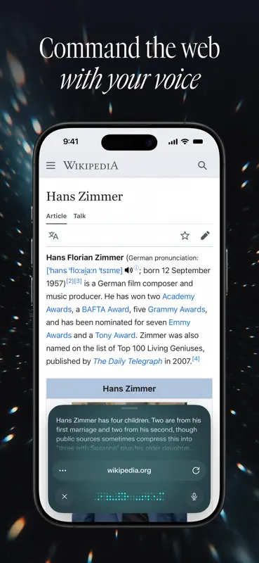 Comet - AI Browser & Assistant screenshot 4 of 8