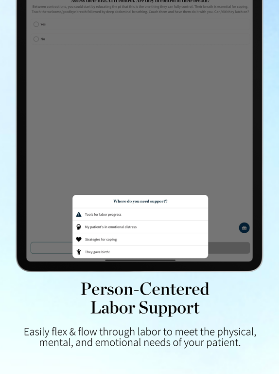 Motion: Labor and Birth Tool iPad screenshot 6 - Medical app