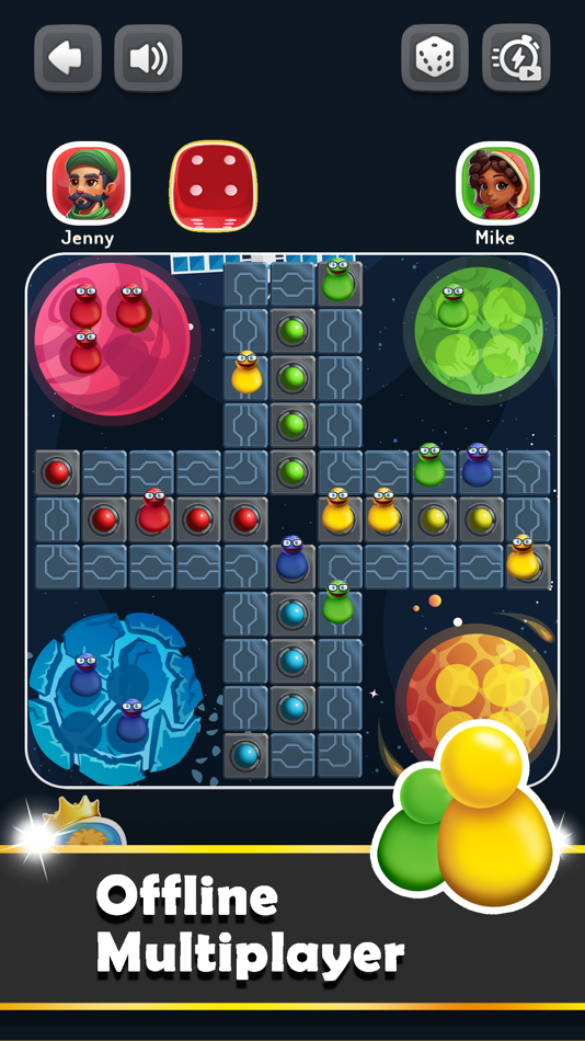 #5. Ludo Trouble — Dice Board Race (iOS) 由: Mobilaxy
