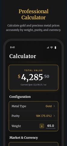 Goldpreis & Precious Metals Screenshot 4 of 5