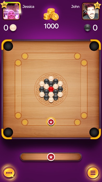 Disc Pool Carrom screenshot 1