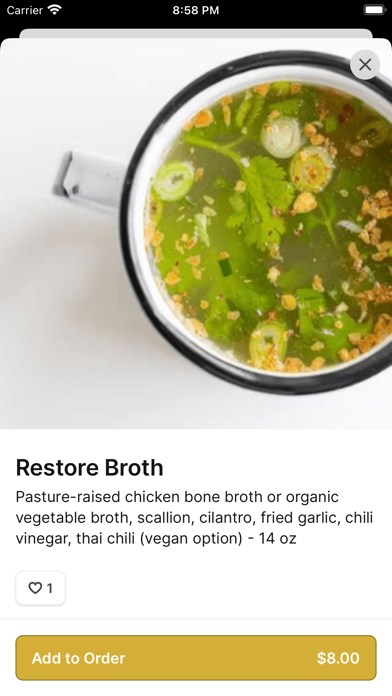 Nit Noi CT iPhone screenshot 4 - Food & Drink app