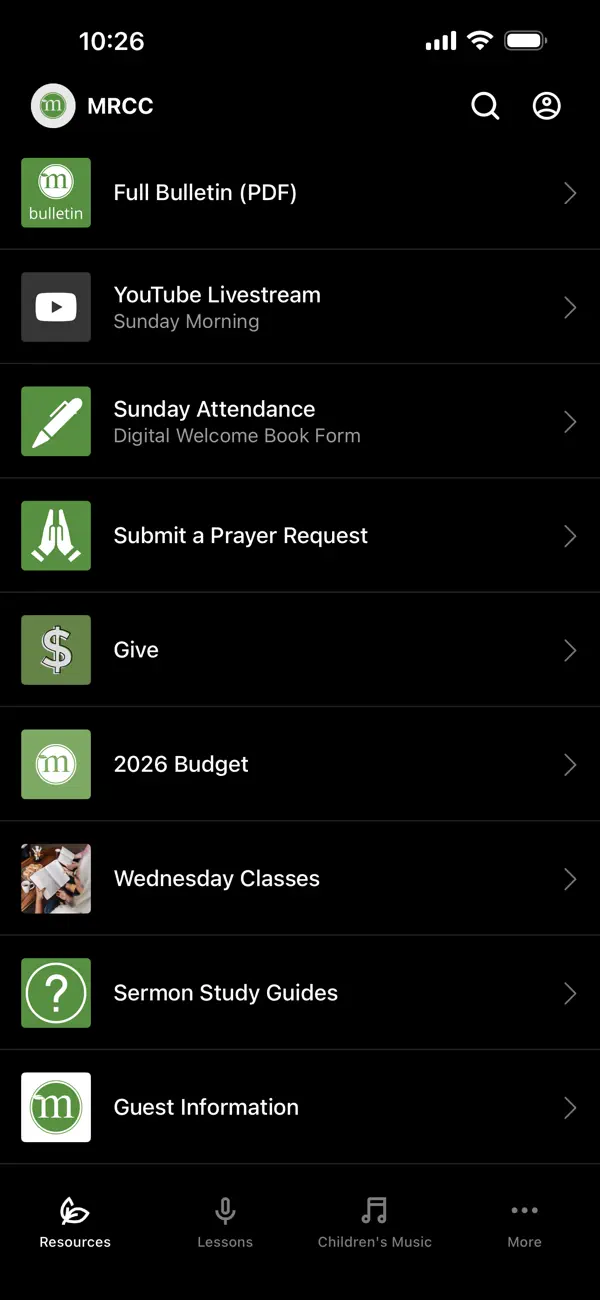 Screenshot #1 pour Memorial Road Church of Christ