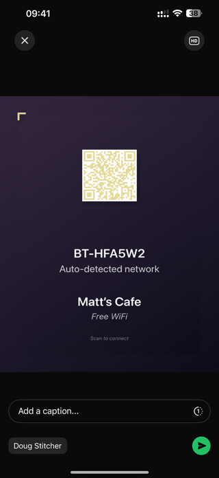 Wifi Network QR Code Generator Screenshot 3 of 4
