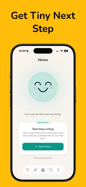 TinyWins: Brain Dump & Unstuck screenshot 2