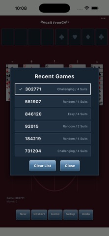 Recall FreeCell Screenshot 4 of 7