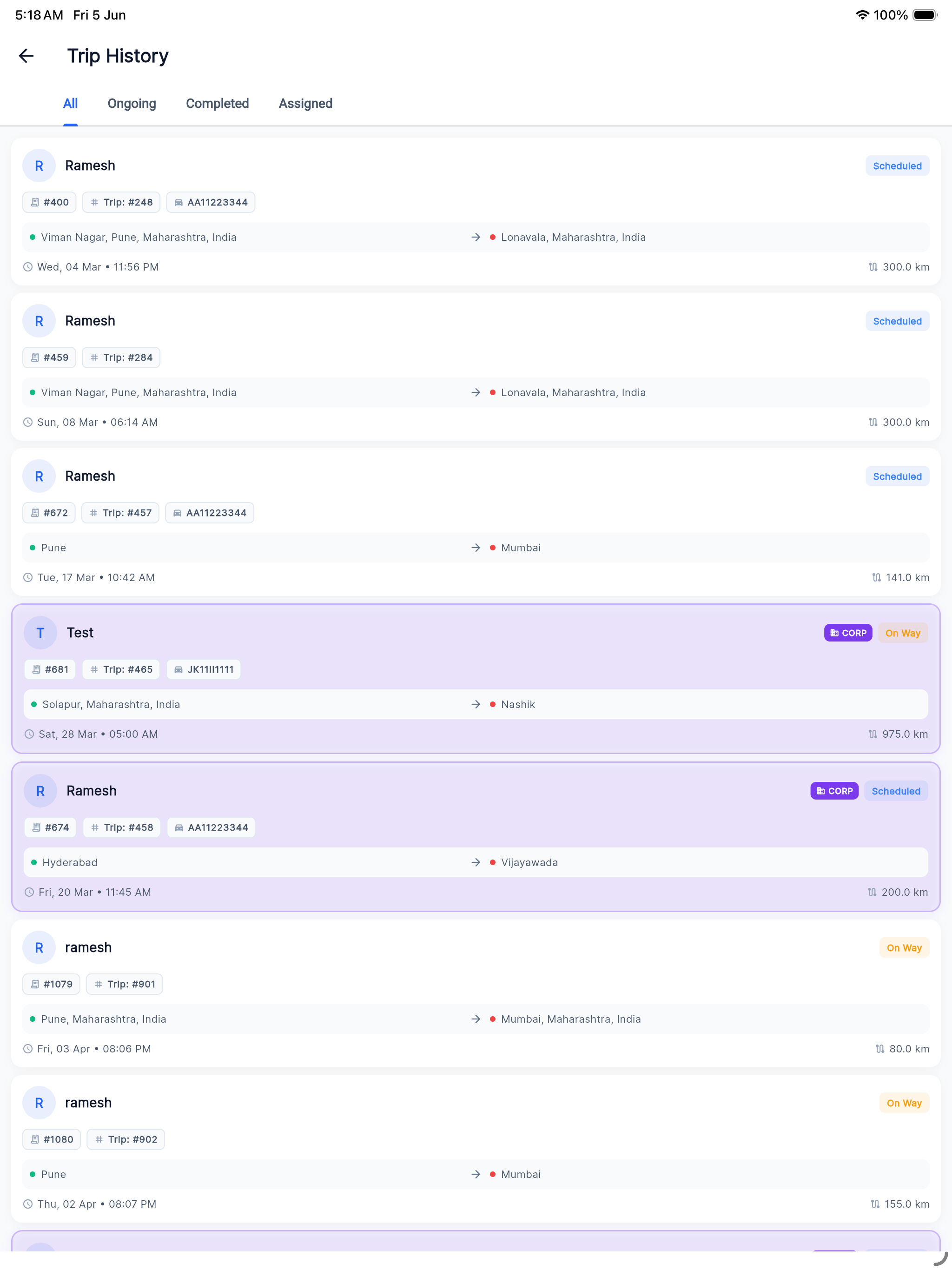 Gryfl Driver App screenshot 9