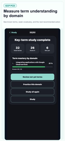 GCP Cloud Developer Exam Prep Screenshot 3 of 10