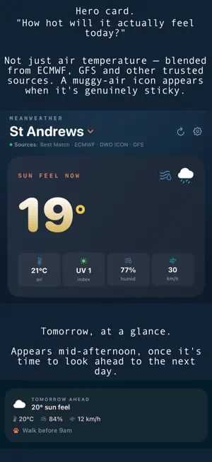 MeanWeather: Real Sun Feel. screenshot 1