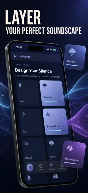 Hushlayer: Ambient Sound Mixer screenshot 2