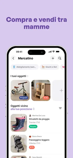 MOMI: il villaggio delle mamme iPhone screenshot 6