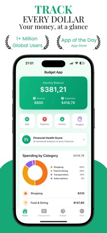 DailyBudget: Expense Tracker screenshot