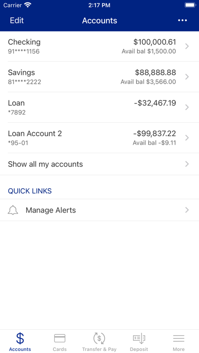 White Eagle Credit Union Screenshot