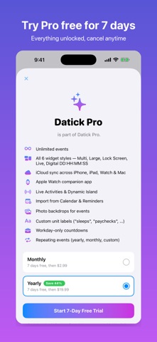 Datick: Event Countdown Screenshot 6 of 6