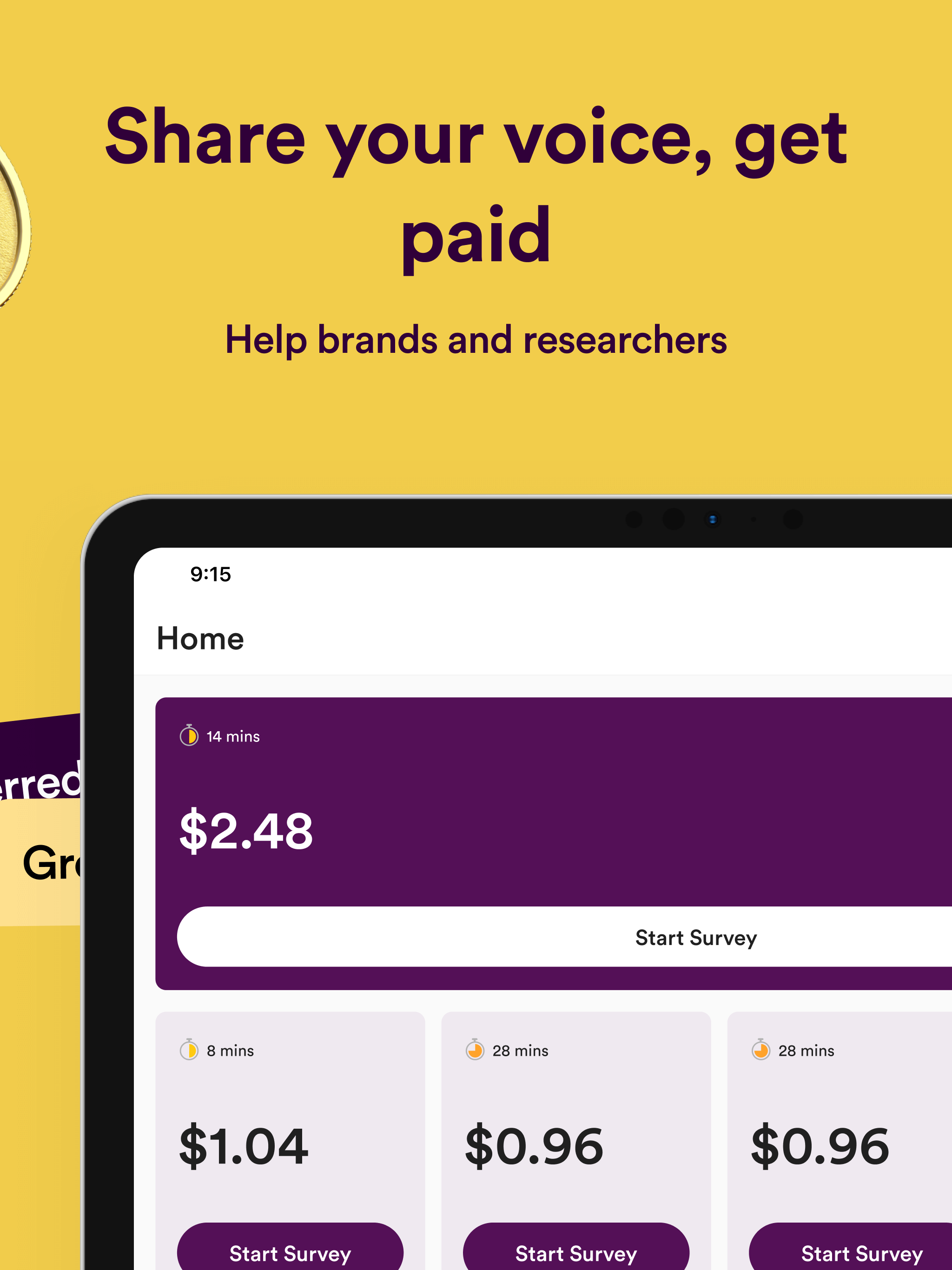 Golden Surveys - Earn Cash