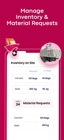 Onsite Construction App iPhone screenshot