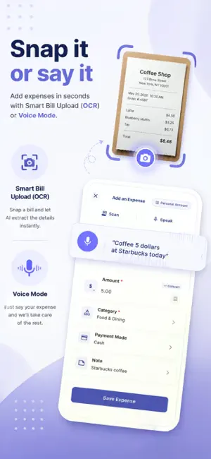 Expense Tracker AI Budget screenshot 1