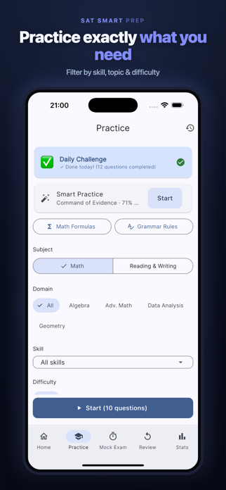 SAT Smart Prep Screenshot 2 of 10