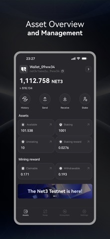 Net3 Wallet Screenshot 1 of 8