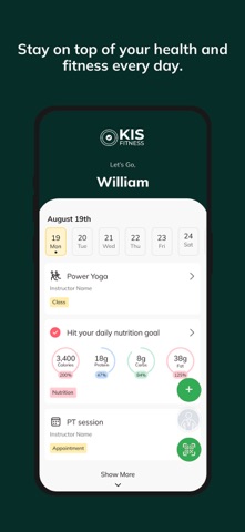 Keep It Simple Fitness iPhone screenshot