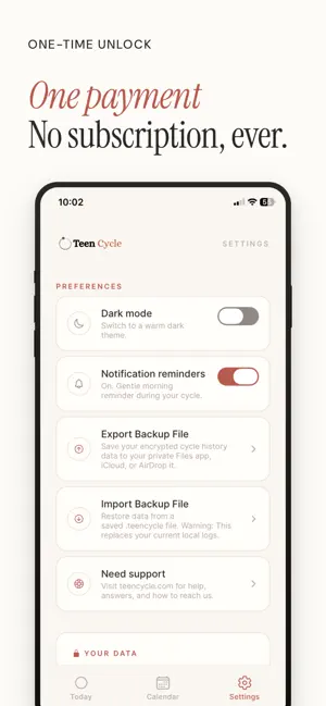 Teen Cycle: Period Tracker screenshot 4