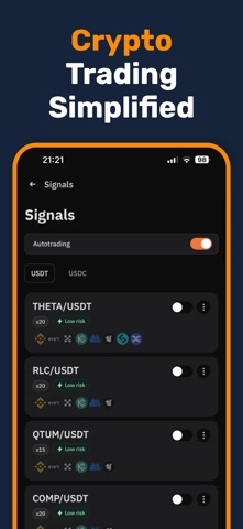 B‑World: AI Crypto & Forex iPhone screenshot