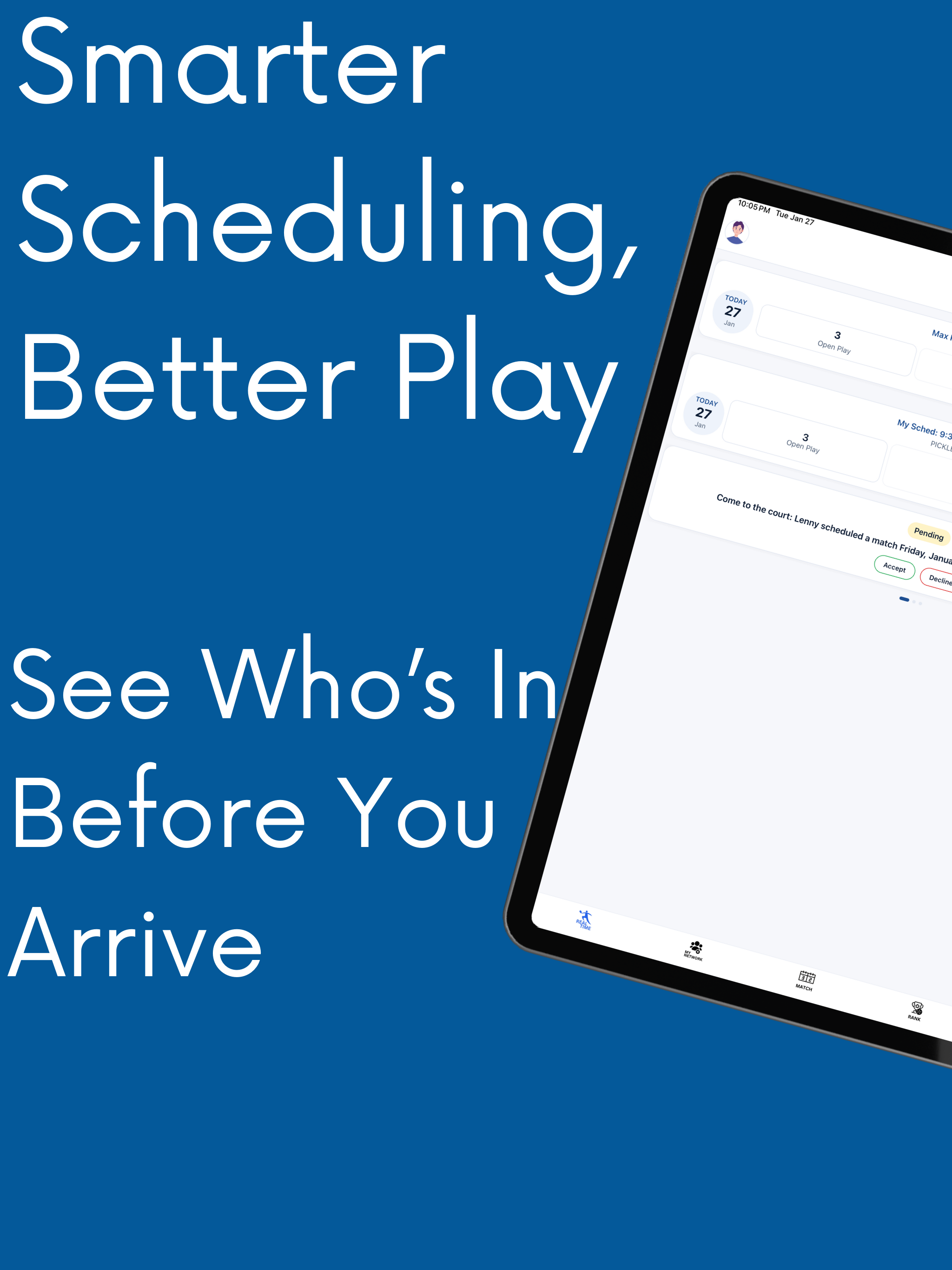 Pickleball Scheduler & Tracker