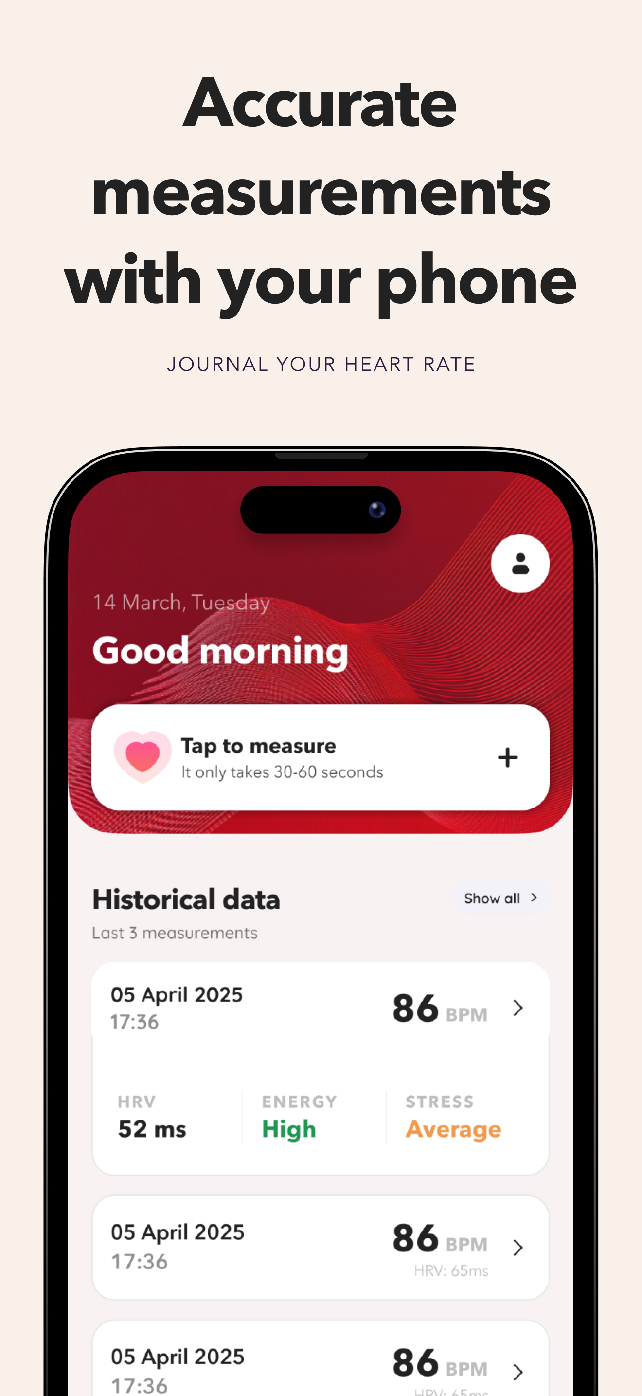 HeartCam - Heart Rate Monitor screenshot 3