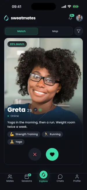 sweatmates screenshot 1