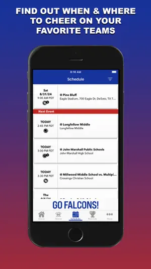Millwood Falcons Athletics screenshot 3