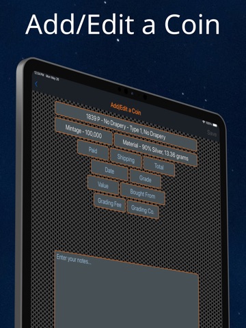 Seated Liberty Half Dollar iPad screenshot