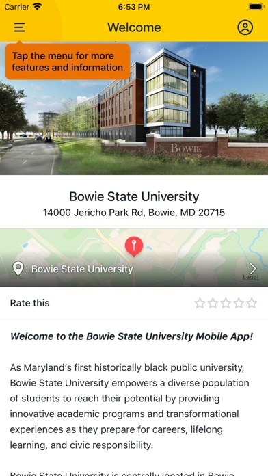 Bowie State University Screenshot