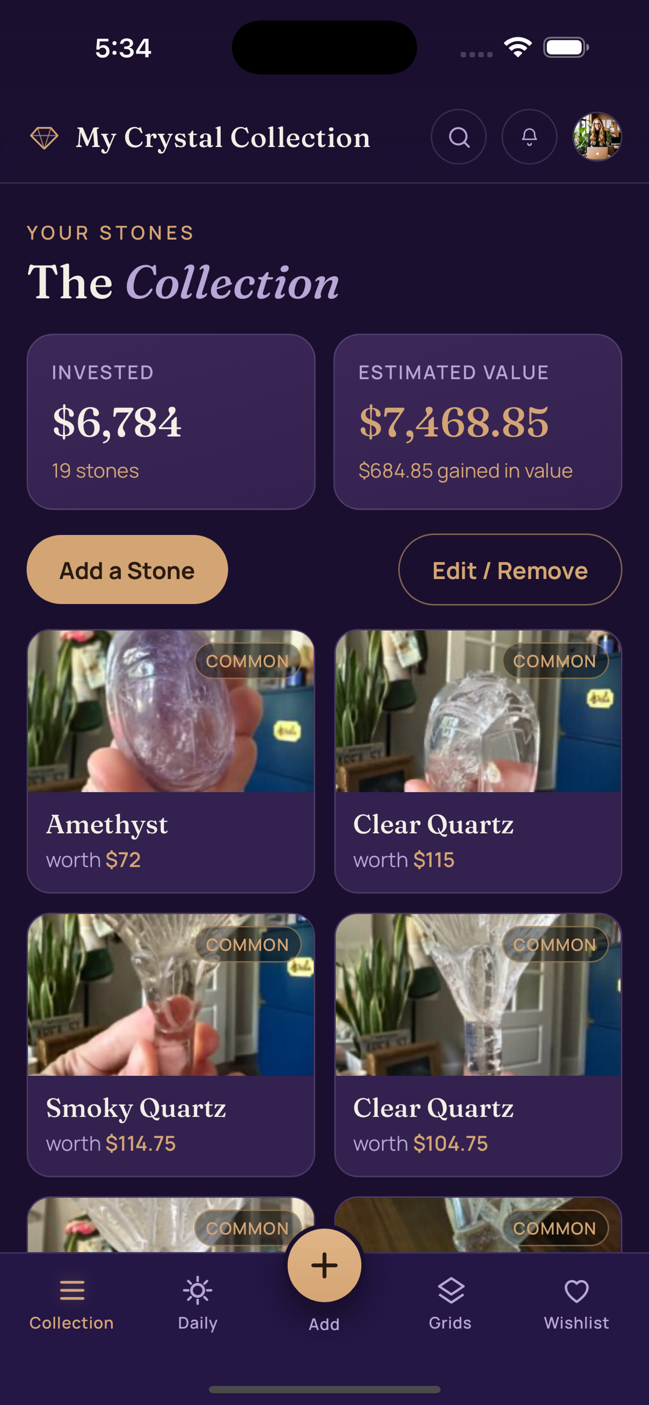 Crystal Collection screenshot 2
