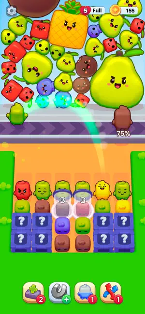 Color Pipets Jam: Fruit Puzzle screenshot 2