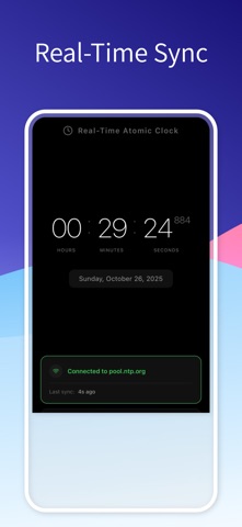 Real-Time Atomic Clock Screenshot 1 of 4